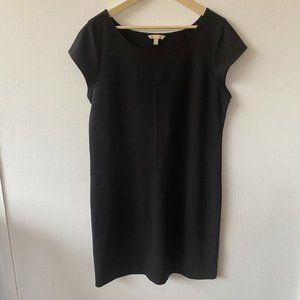 Banana Republic Factory Sheath Dress Women's Size XL Black Cap Sleeve LBD